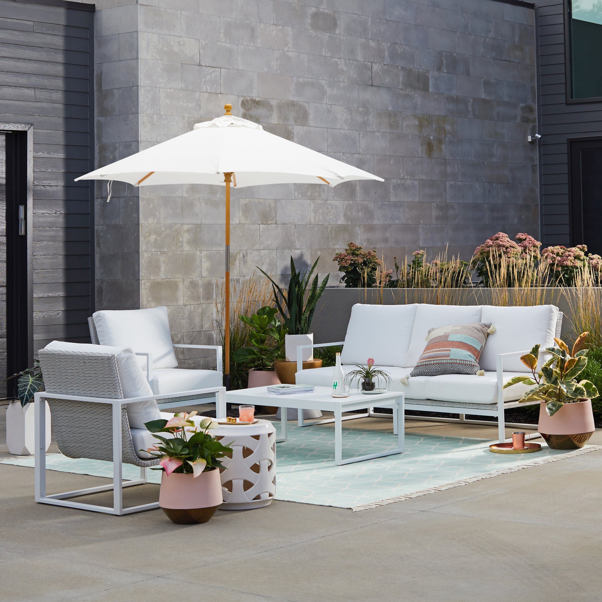 Sunbrella 4 shop piece patio set