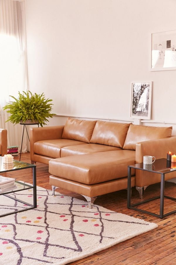 Chamberlin Recycled Leather Sectional Sofa