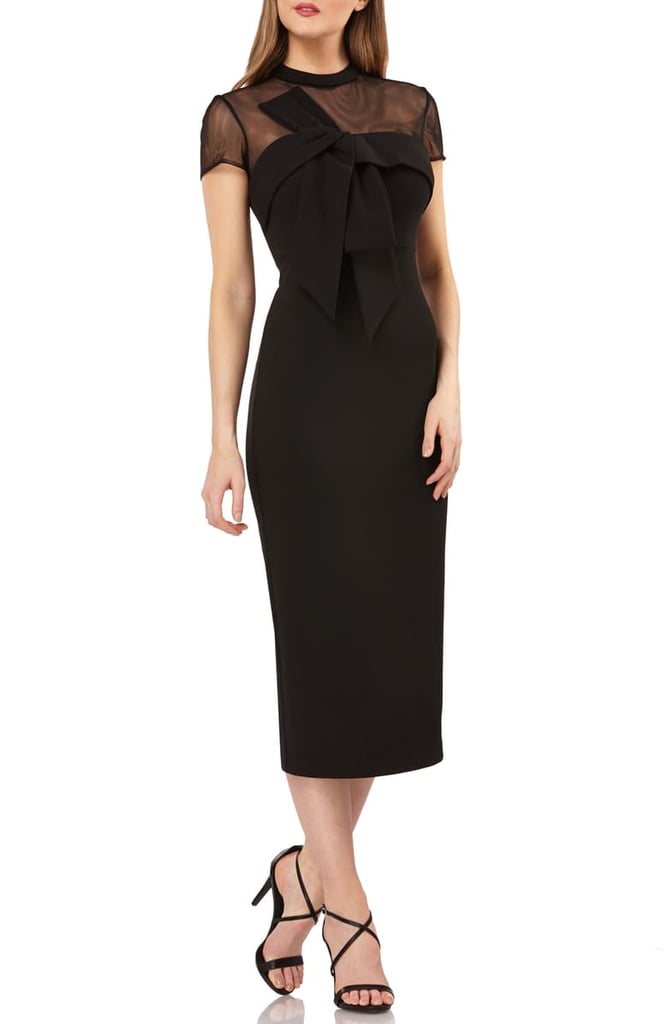 JS Collections Stretch Crepe Dress