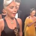 A Breathless Lady Gaga Said She "Needs a Drink" After Winning Her First Oscar — Girl, Same