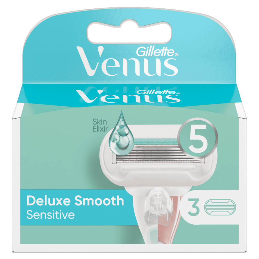 Deluxe Smooth Sensitive Razor Blade Refills