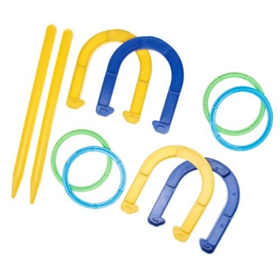 Superior Horseshoe and Ring Toss Combo Set