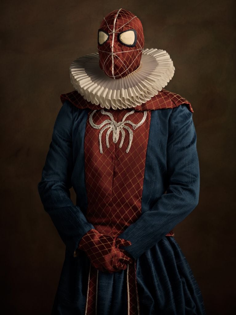Spider-Man: "Portrait of a Masked Man With a Spider Embroidered on His Chest"