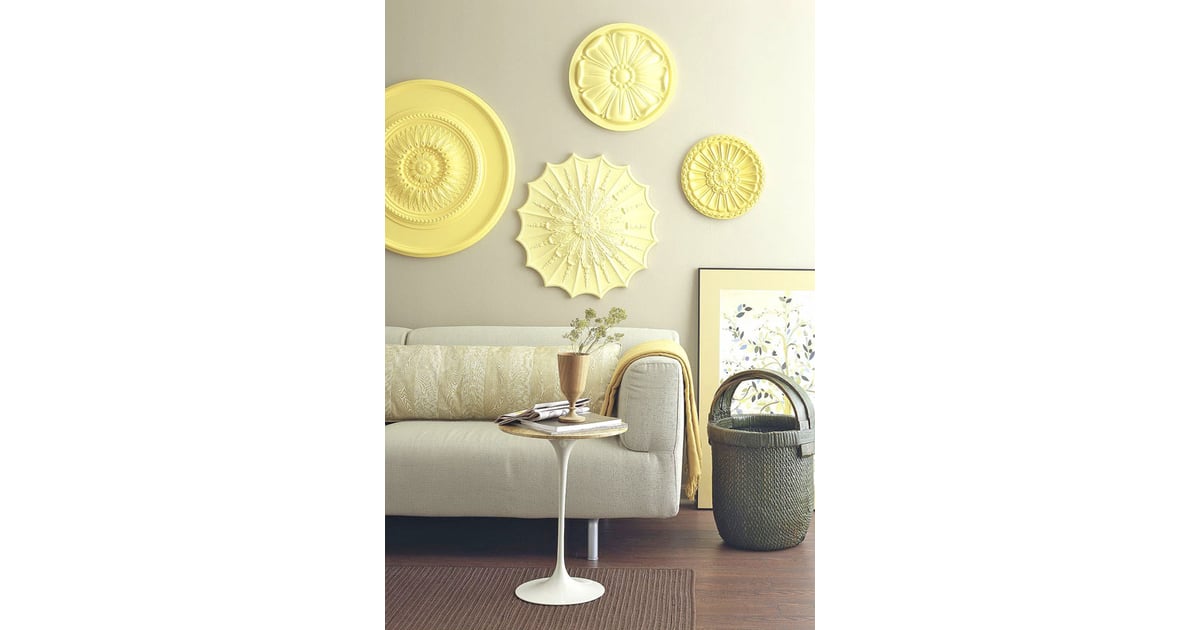 DIY Ceiling Medallions as Wall Art POPSUGAR Home