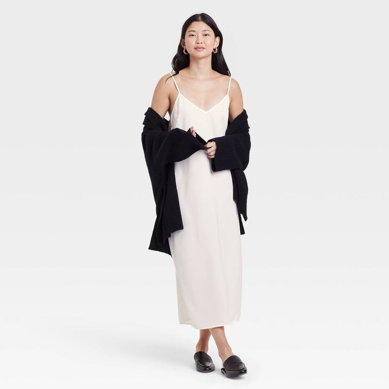 A Midi Slip Dress