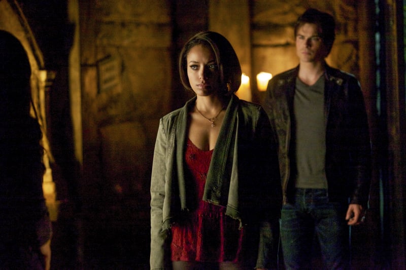 Bonnie (Kat Graham) looks sad, once again.