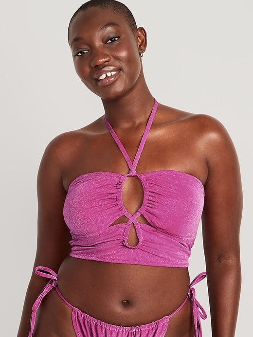 A Shimmery Swimsuit