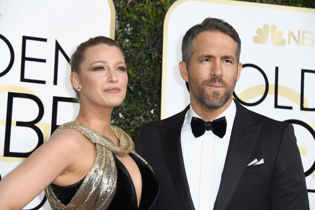 Ryan Reynolds and Blake Lively at the 2017 Golden Globes