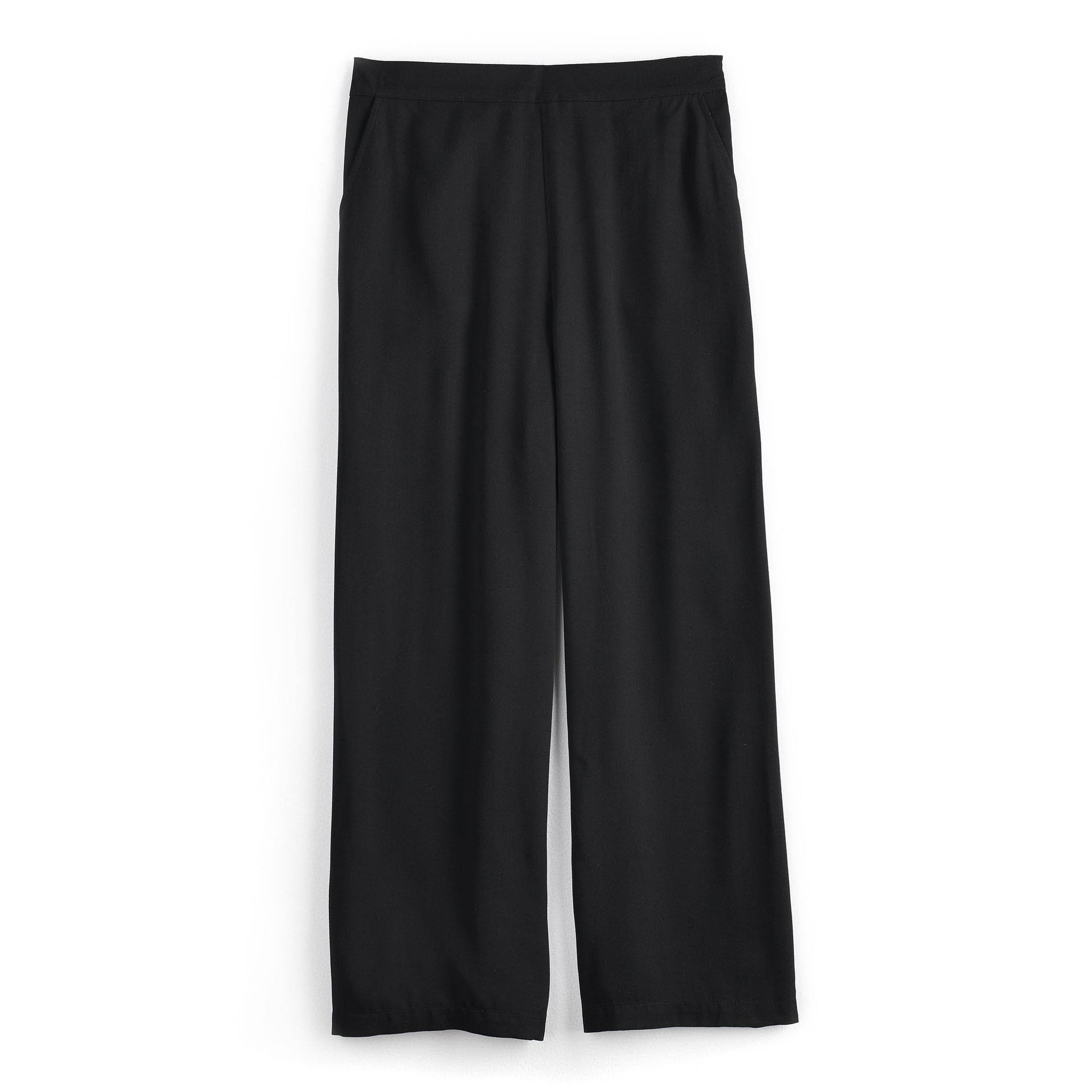 plus size wide leg high waist pants