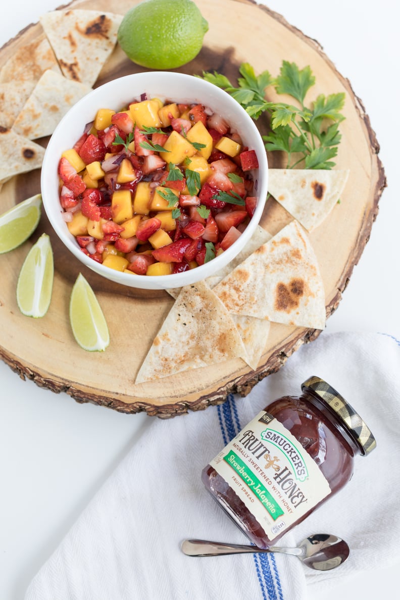 Fruit & Honey Salsa With Homemade Chips