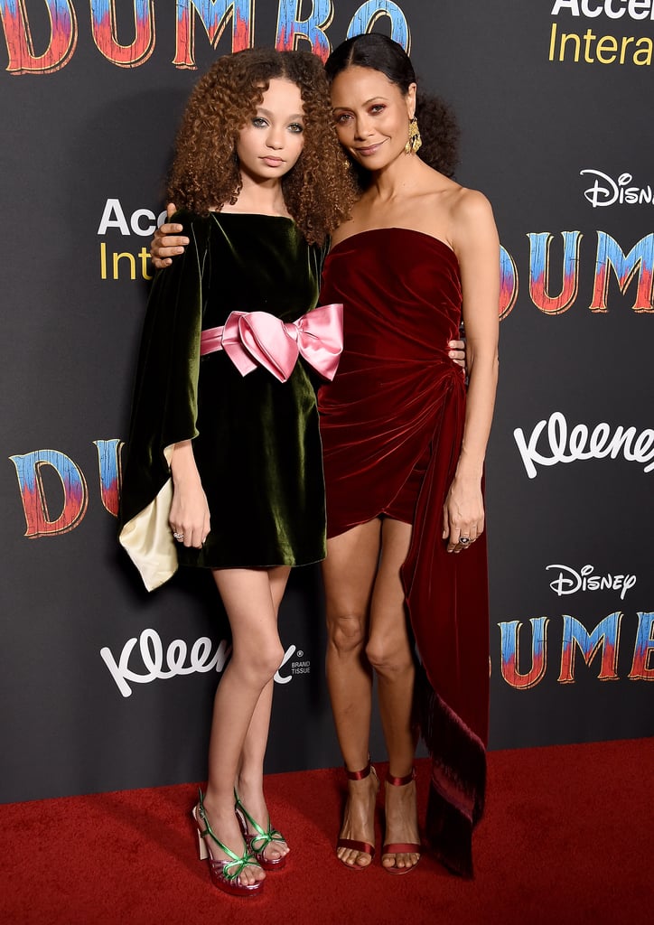 Thandie Newton and Her Family at the Dumbo Premiere in LA