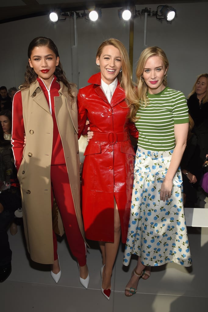Blake Lively and Emily Blunt at NYFW February 2018