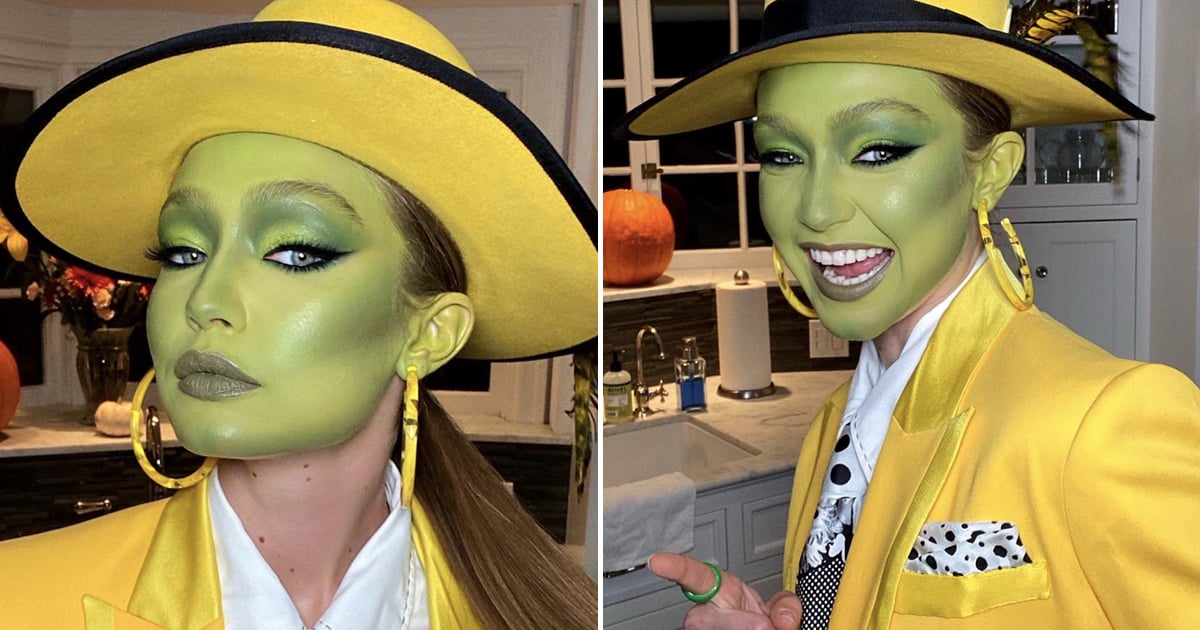 Gigi Hadid's Mask Halloween Makeup | POPSUGAR Beauty