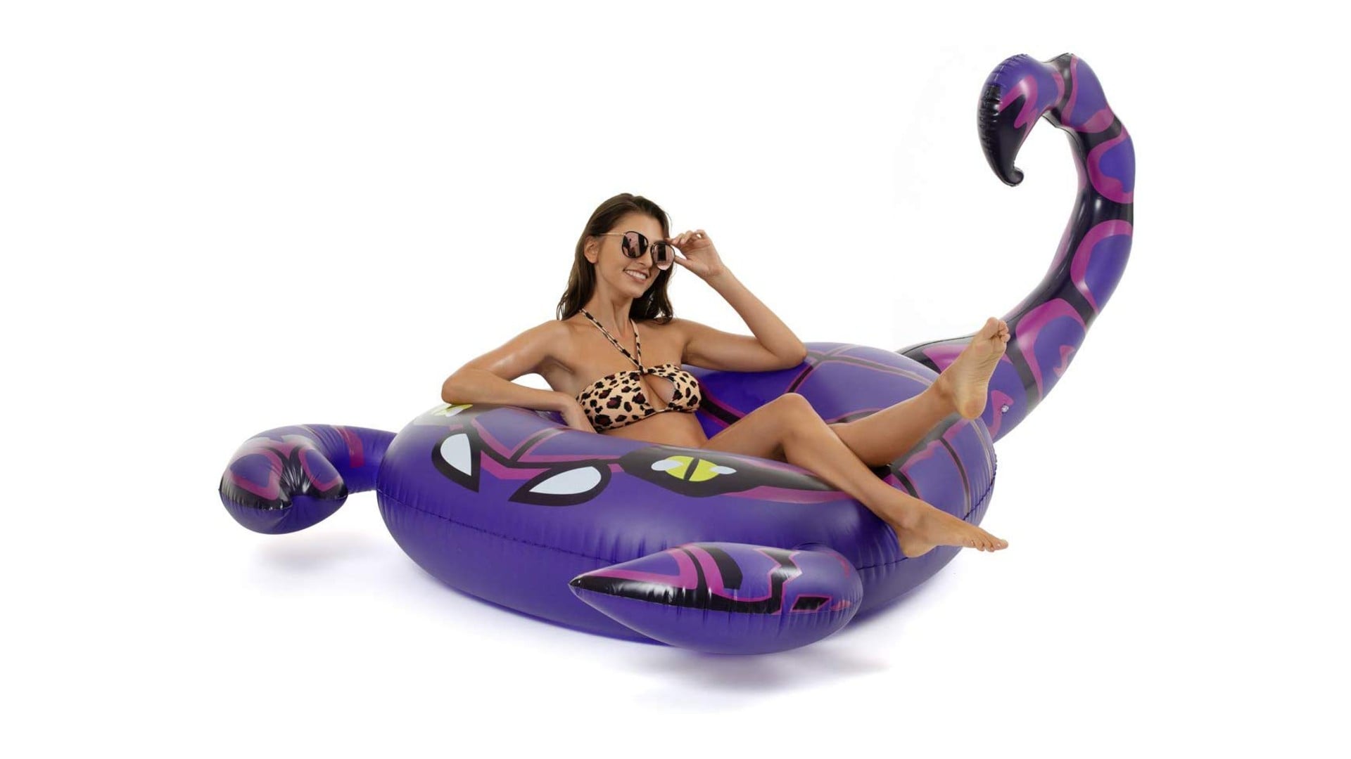 purple pool float