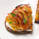 Roasted Peach Bruschetta Recipe