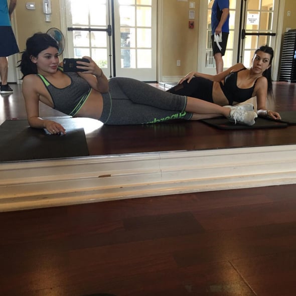 Kendall and Kylie Jenner on Instagram