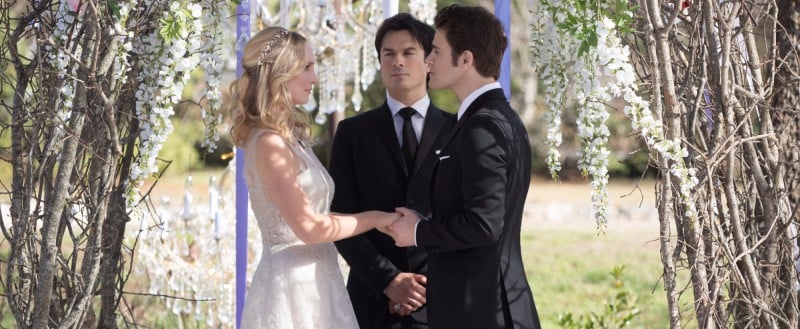 Stefan and Caroline's Wedding on The Vampire Diaries 2017