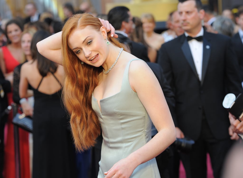 Sophie Turner's Hair at the 2016 Oscars