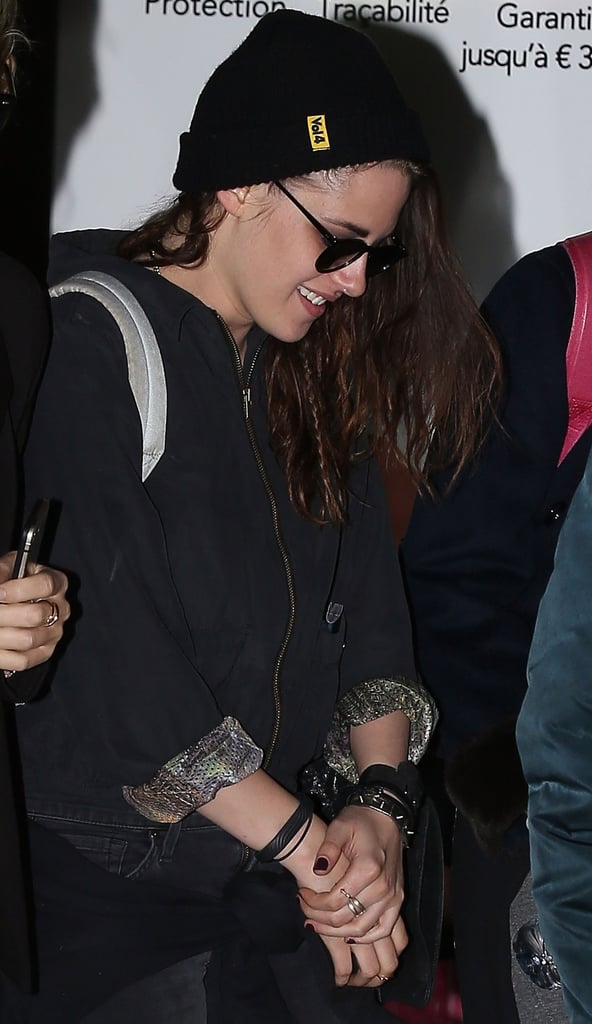 Kristen Stewart Leaving Paris