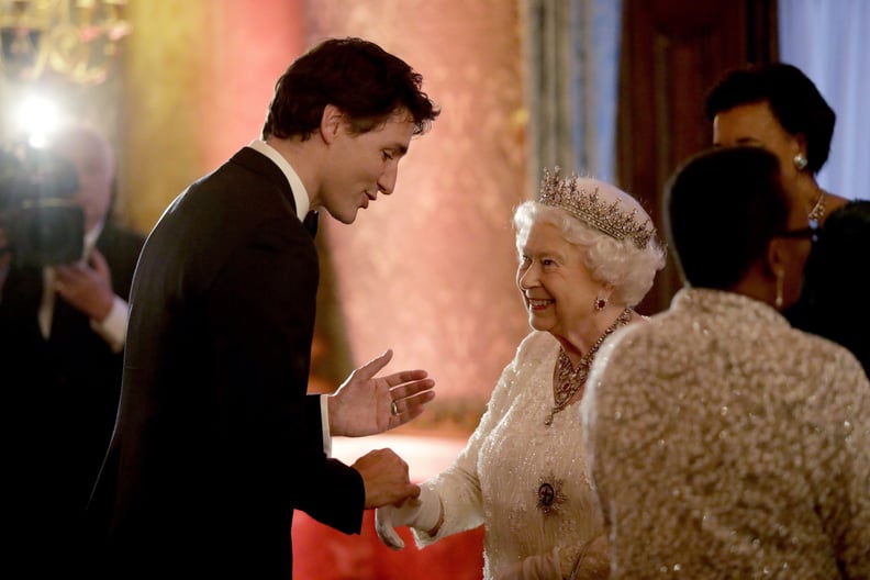 The Queen Hosts Justin Trudeau (and Others)