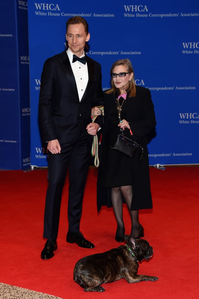 Carrie Fisher at the White House Correspondents' Dinner 2016