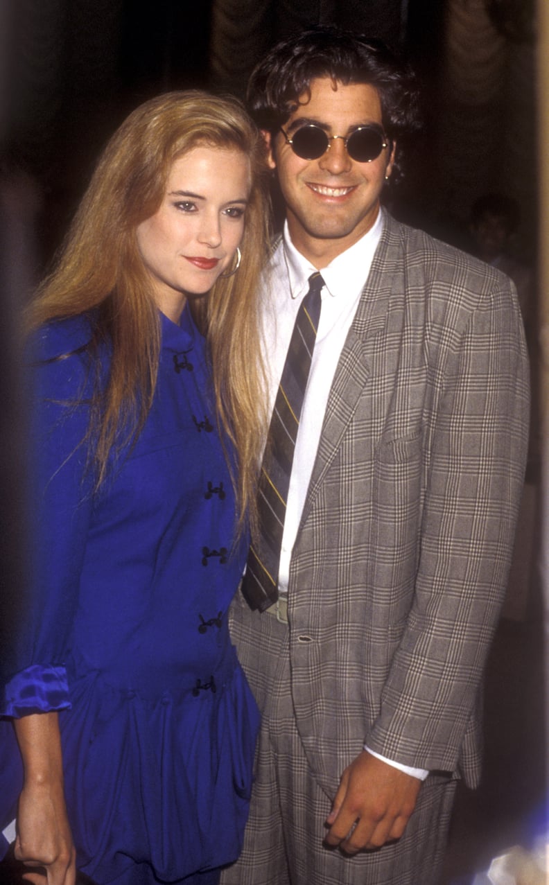 Kelly Preston and George Clooney