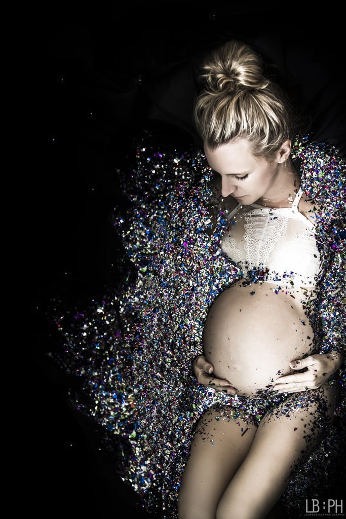 Glitter Maternity Photos