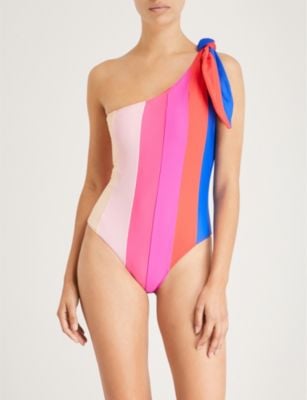 Paper London Rainbow Asymmetric Swimsuit
