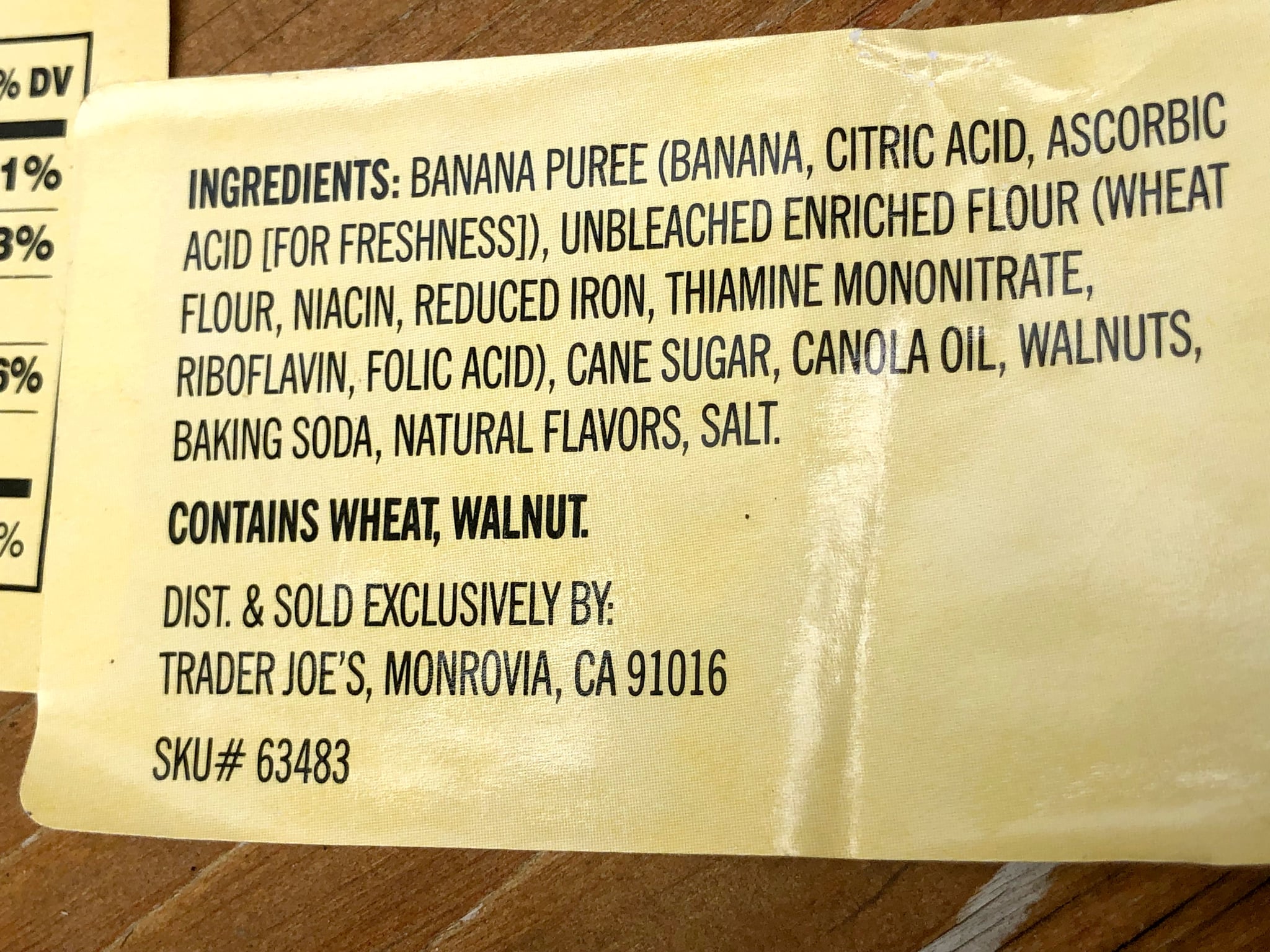 Trader Joe S Vegan Banana Bread Review Popsugar Fitness
