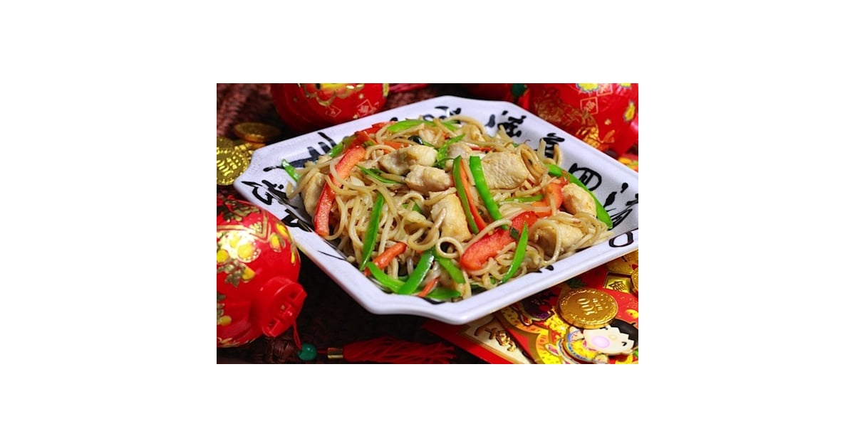 Long Life Noodles With Chicken KidFriendly Chinese Food Recipes