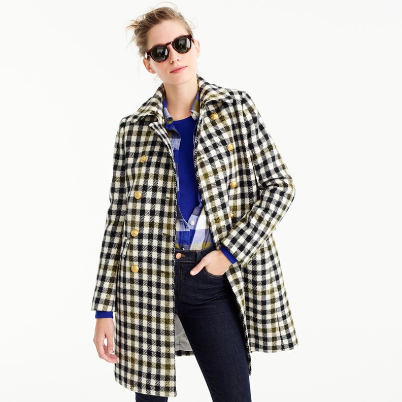 Achieve a Pixelated Effect When You Layer Up on Plaid