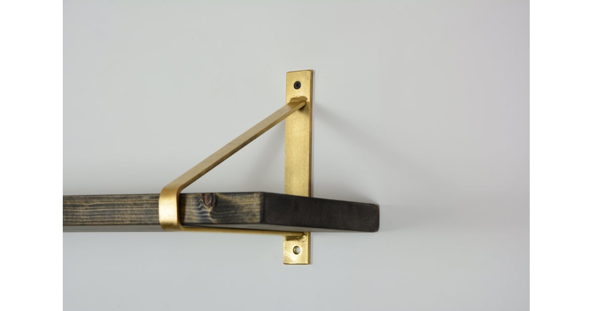 Unique Modern Brackets Affordable Gold Bracket Shelves POPSUGAR