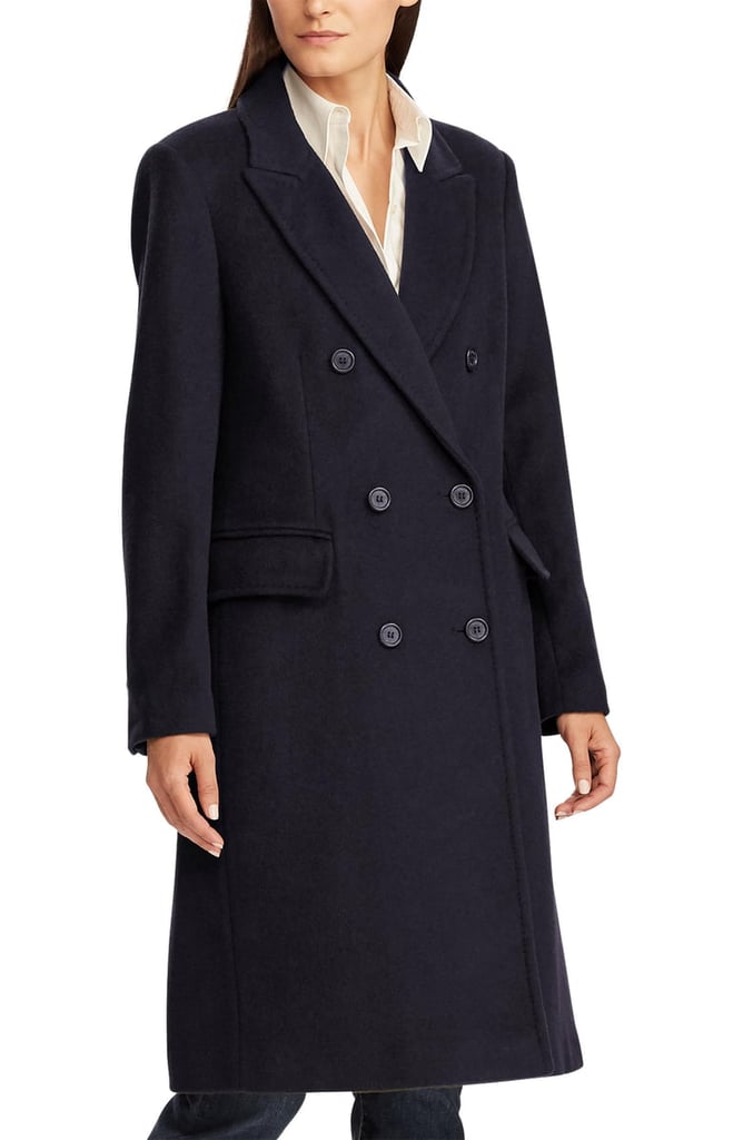 Lauren Ralph Lauren Double Breasted Wool Blend Coat | Best Jackets and ...