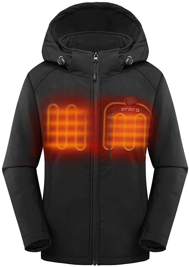 Ororo Slim Fit Heated Jacket With Battery Pack and Detachable Hood