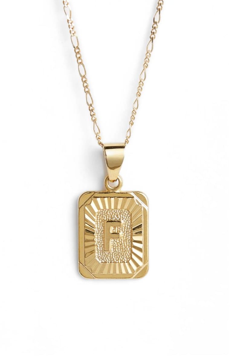 A Gorgeous Staple: Bracha Initial Pendant Necklace