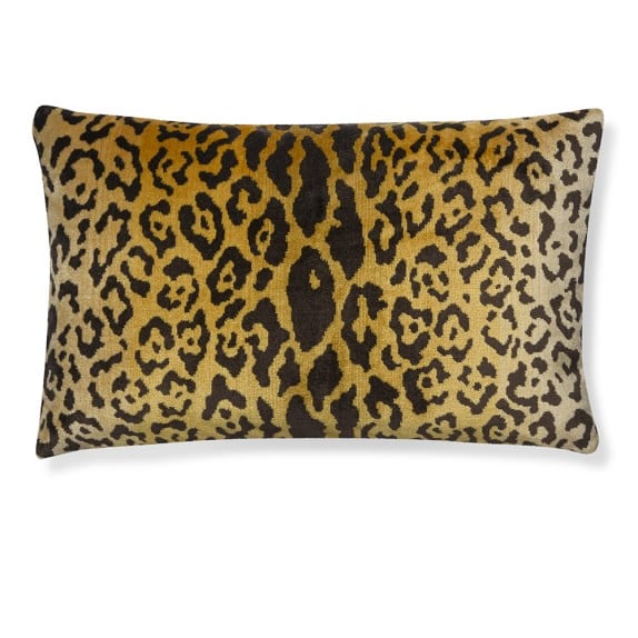 Cruella de Vil: Scalamandre Leopard Lumbar Pillow