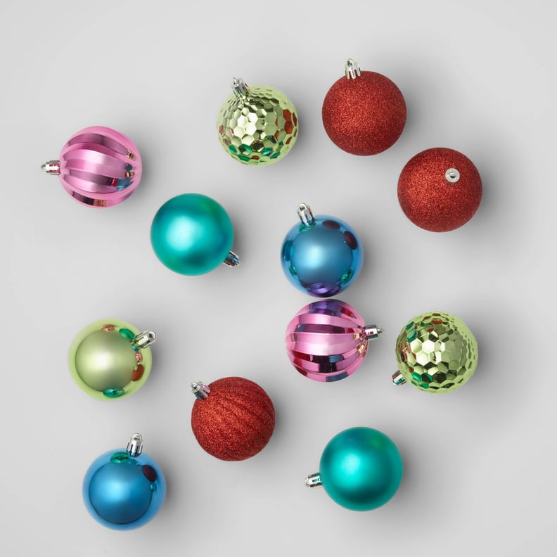 Wondershop 100-Count Brights Christmas Tree Ornament Set