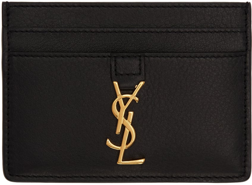 "For my birthday, I'm treating myself to this beautiful multipocket YSL card holder ($225). The size is suitable for carrying your credit cards, ID, and maybe a bill or two. This is all I'll bring the next time I go out to a bar or lounge." — ML