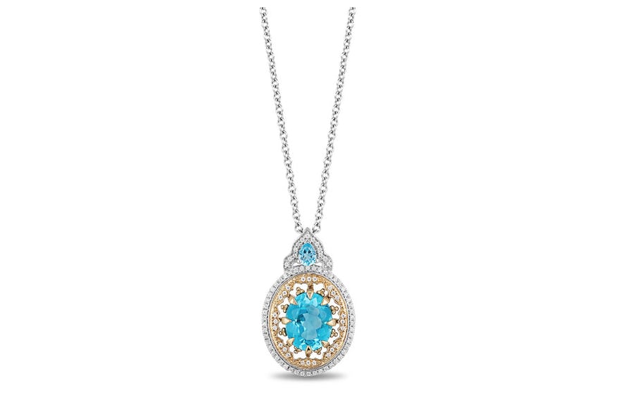Zales topaz necklace on sale