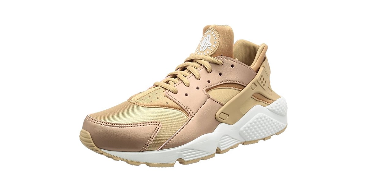 Nike Women's Air Huarache Run | Gold Sneakers | POPSUGAR Fitness Photo 6