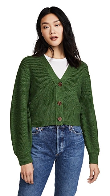 cropped bell sleeve sweater