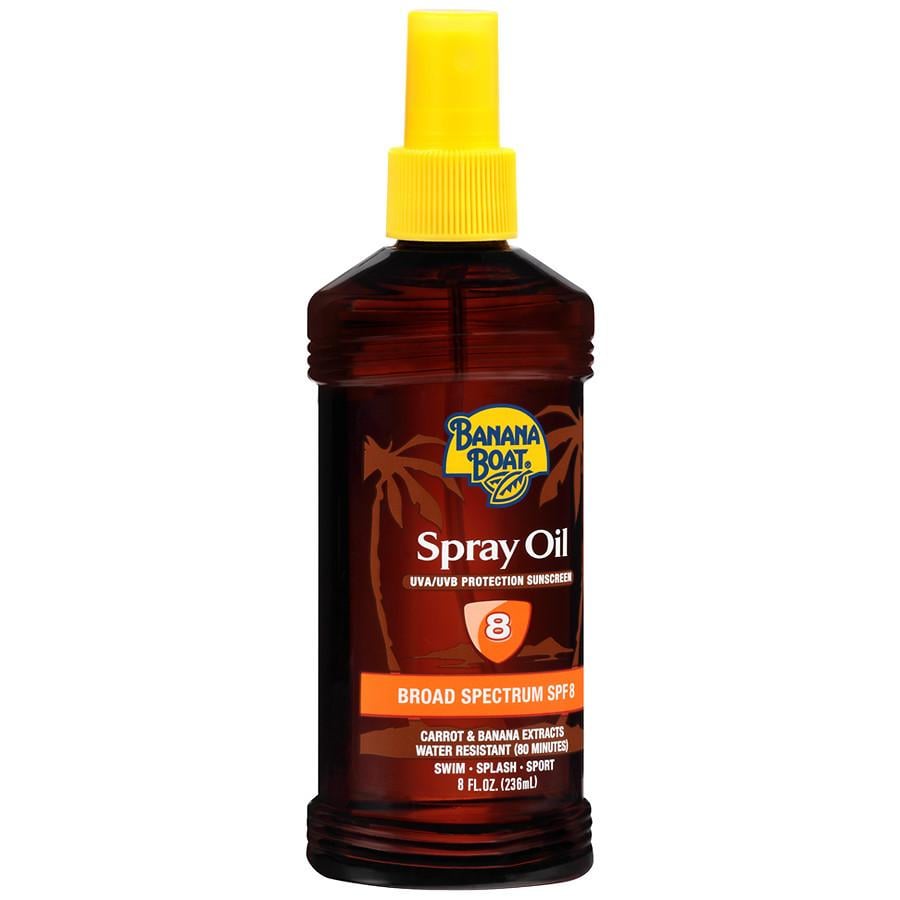 Banana Boat Spray Oil UVA/UVB Protection Sunscreen SPF 8