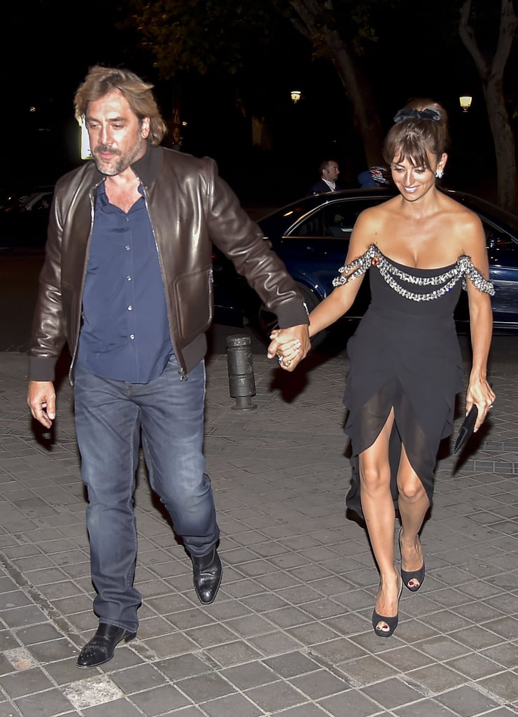 Penélope Cruz and Javier Bardem Going to a Party in Spain | POPSUGAR ...