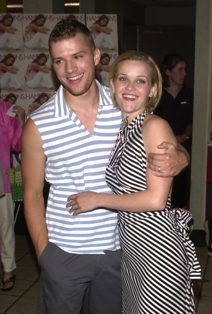 Ryan accompanied Reese to the Southampton screening of Legally Blonde in July 2001.