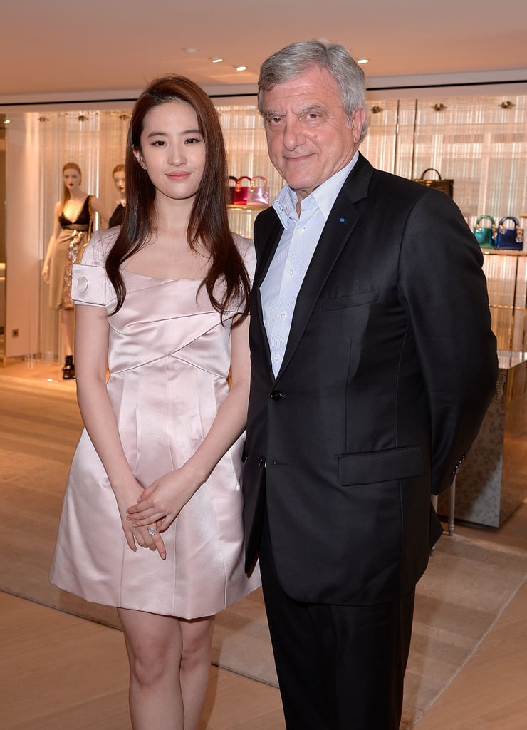 Wearing a Light Pink Satin Dress