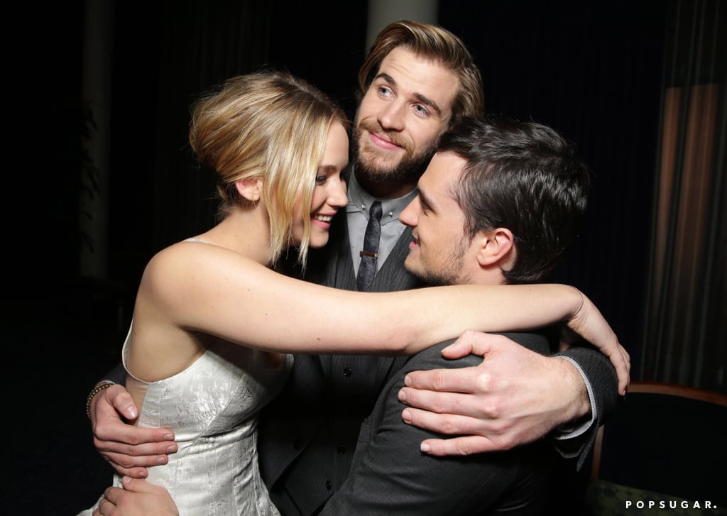 Also, THIS Adorable Group Hug Moment