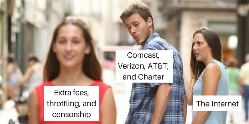 Ways to express opposition to net neutrality's repeal.