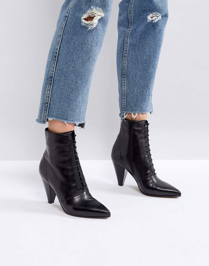ASOS Everlasting Leather Lace Up Boots