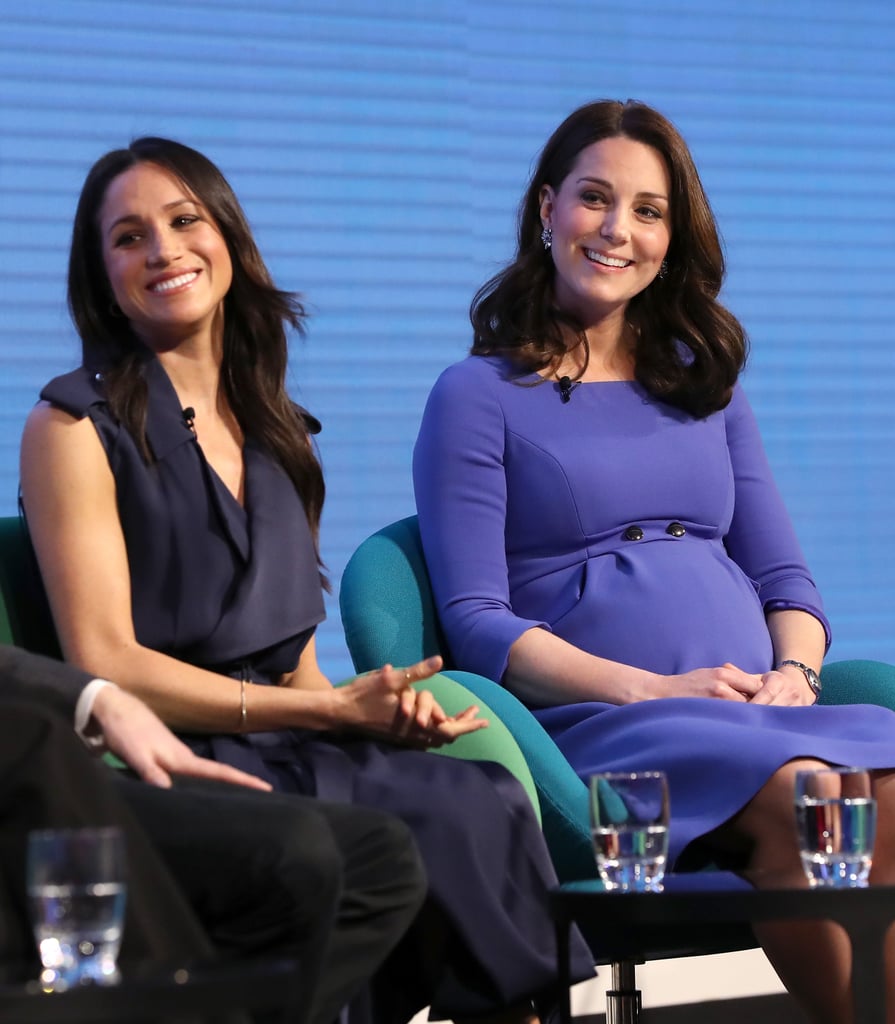 Meghan Markle and Kate Middleton Wearing Blue