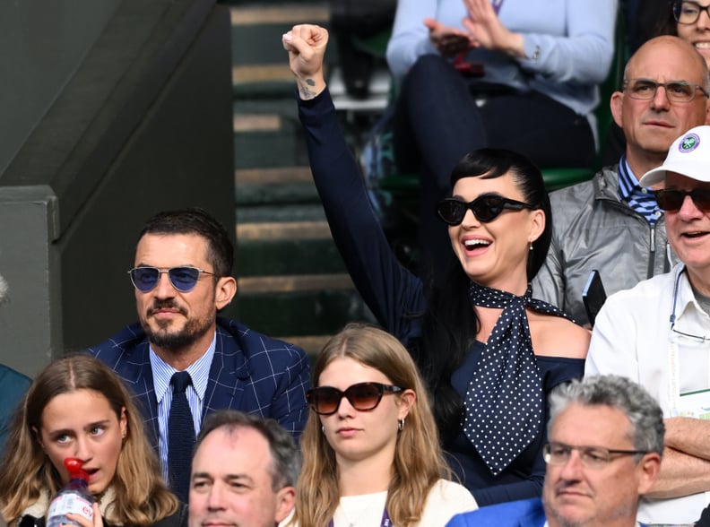 Orlando Bloom and Katy Perry at Wimbledon 2023